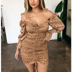 ROSEGOLD MINI DRESS